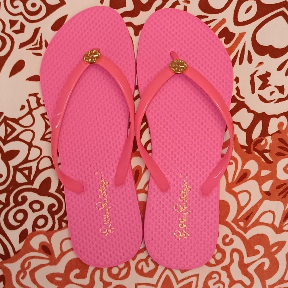 Lilly Pulitzer Pool Flip Flops